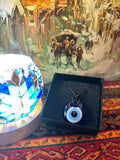 Jewels土耳其手造藍眼睛開光玻璃石頸鏈Türkiye handmade Evil Eyes Consecrated glassy stone bracelet ｜3cm