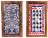 【送禮首選】土耳其純人手陶瓷彩繪藝術品｜連木框｜可掛牆 Turkiye handmade ceramic art piece with wooden frame｜hang on wall