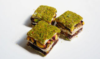 香烤開心果手工夾心層土耳其軟糖250g Handmade Layered Turkish Delight w/ Pistachio 250g