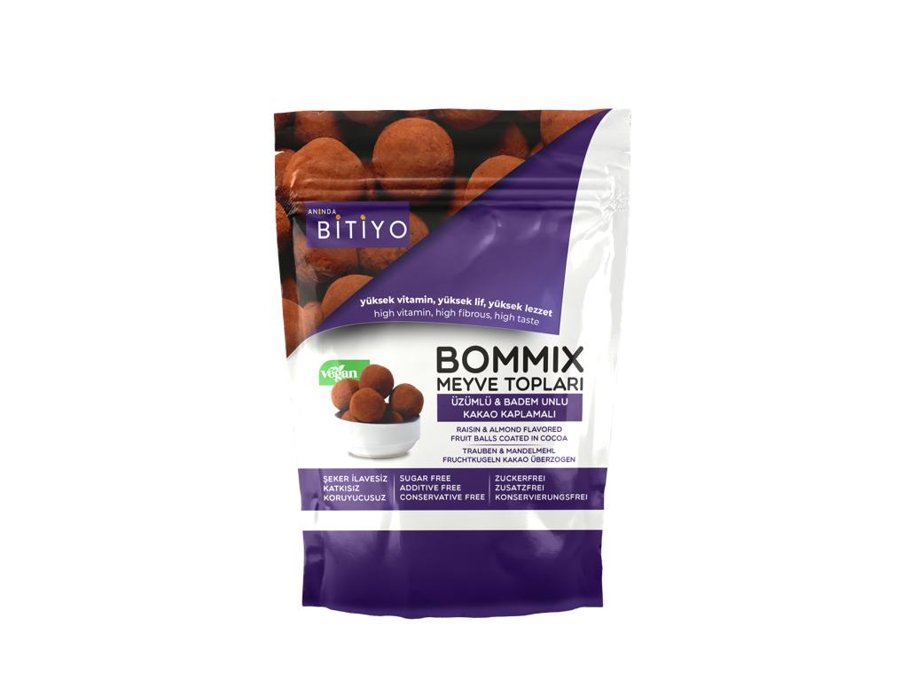 BOMMIX 能量球-葡萄味-杏仁粉可可外層Energy Ball- Grape with Almond Choco Coated