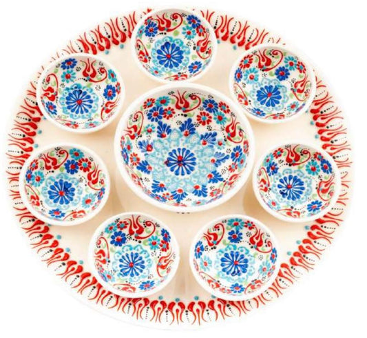 土耳其純手工陶瓷藝術碗套裝 Turkiye handmade ceramic bowl set of 8